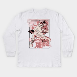 Hataraku Saibou Kids Long Sleeve T-Shirt